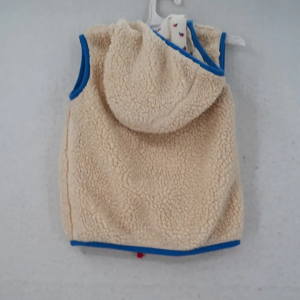 Mini Boden Cosy High Pile Sherpa Fleece Vest Girl's 3-4 yrs Full Zip Pockets